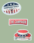 Campaign Wines Sticker Pack